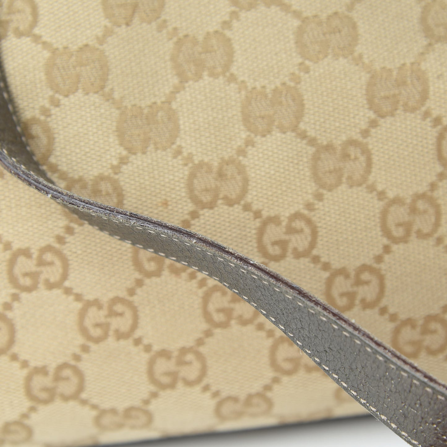 Monogram Medium Abbey Tote Dark Brown