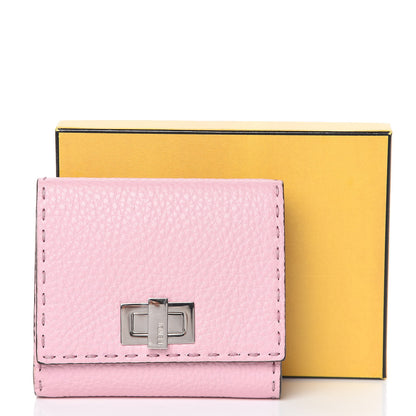 Fendi Cuoio Romano Selleria Peekaboo Compact Wallet Acquerello 11 of 11