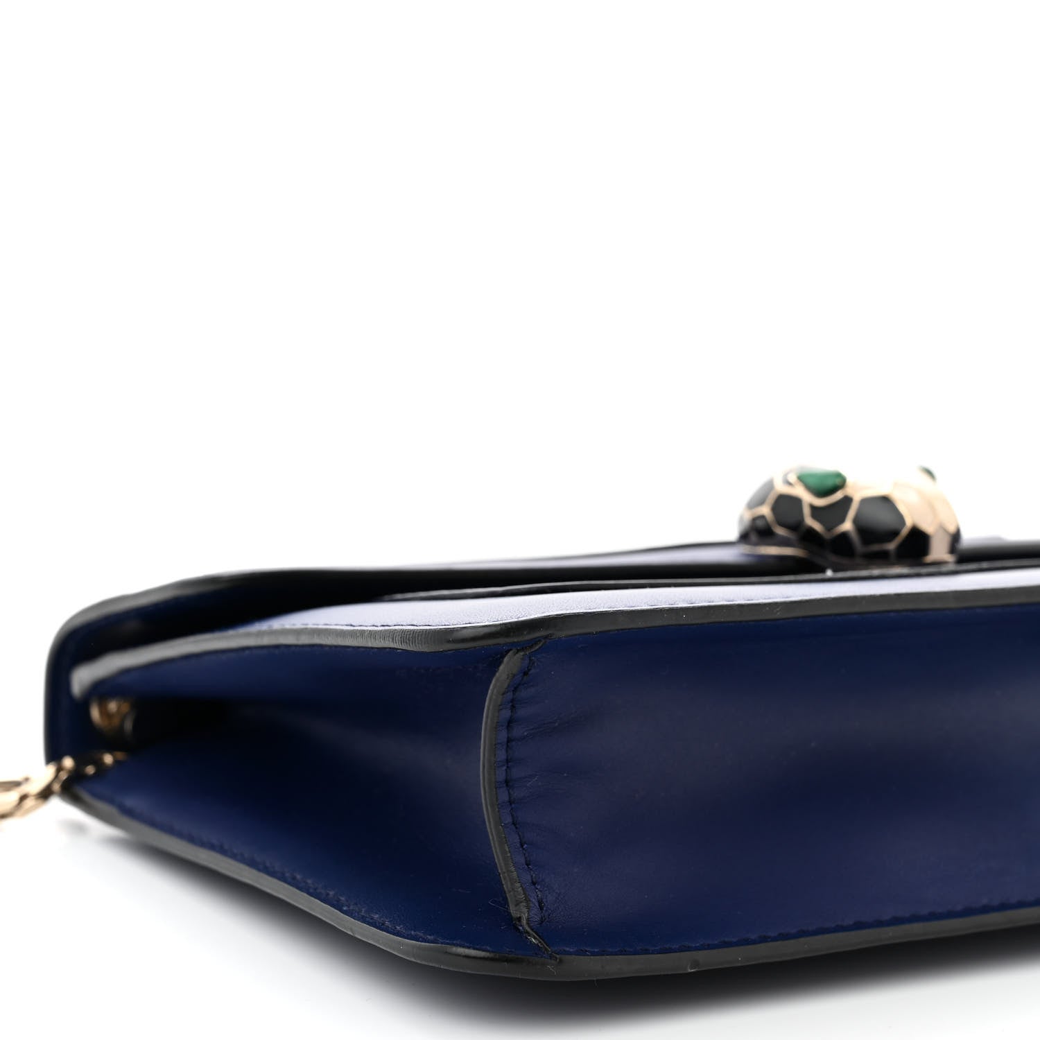 Bulgari Calfskin Serpenti Forever Crossbody Bag Blue 8 of 9