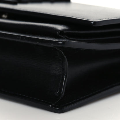 Saint Laurent Calfskin Monogram Sunset Chain Wallet Black 9 of 10