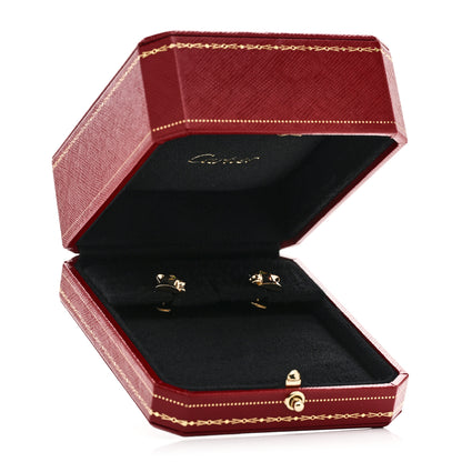 Cartier 18K Yellow Gold Black Onyx Tsavorite Panthere Earrings 5 of 5