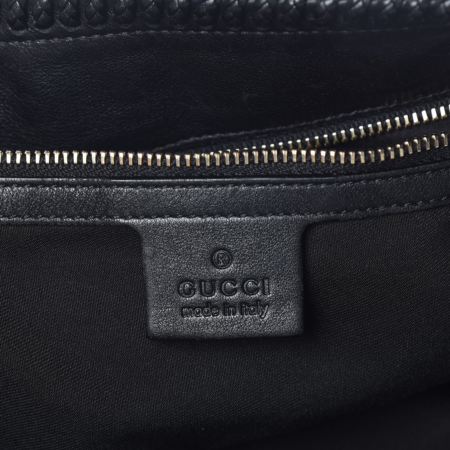 Gucci Calfskin Large Horsebit Chain Hobo Black 6 of 13
