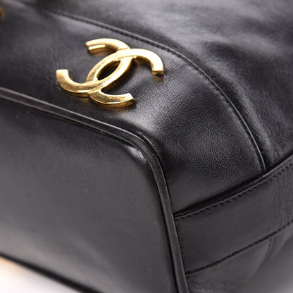 Chanel Lambskin CC Drawstring Shoulder Bag Black 13 of 21