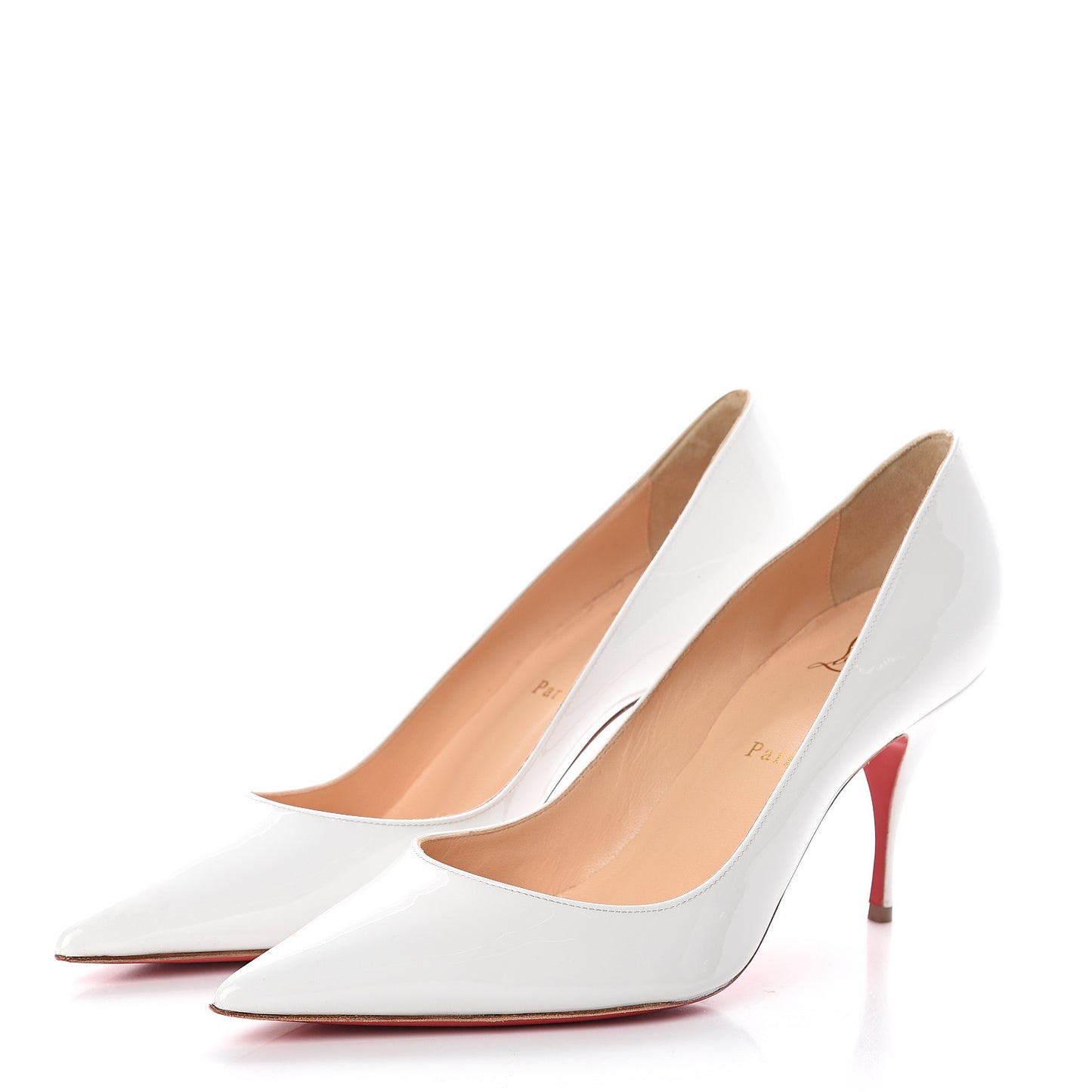 Patent Clare 80 Pumps 39 White