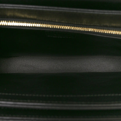 Gucci Sakai Be Green Calfskin Shearling Horsebit 1955 Shoulder Bag Black 5 of 10