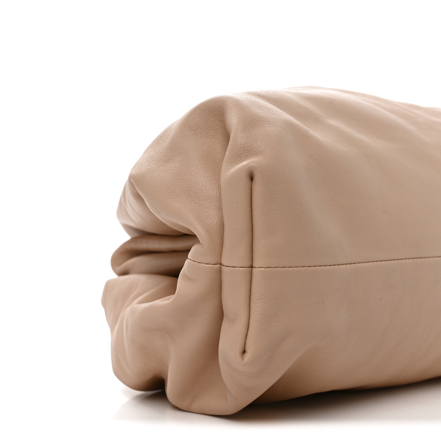 Bottega Veneta Smooth Butter Calf The Pouch Oversized Clutch Nude 8 of 9