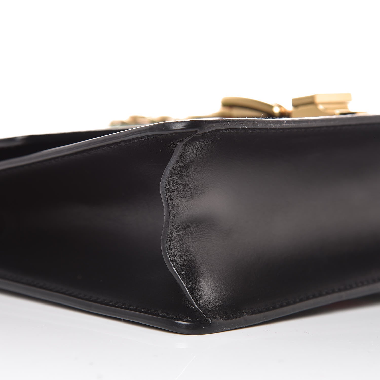 Gucci Calfskin Small Sylvie Shoulder Bag Black 11 of 17