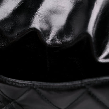Chanel Glazed Calfskin Small Deauville Tote Black 11 of 21