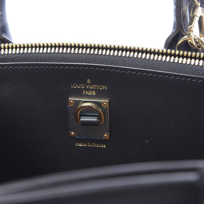 Louis Vuitton Calfskin City Steamer MM Vanilla Black 5 of 8