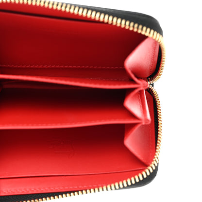 Christian Louboutin Calfskin Loubinthesky Panettone Coin Purse Black Multicolor 5 of 9