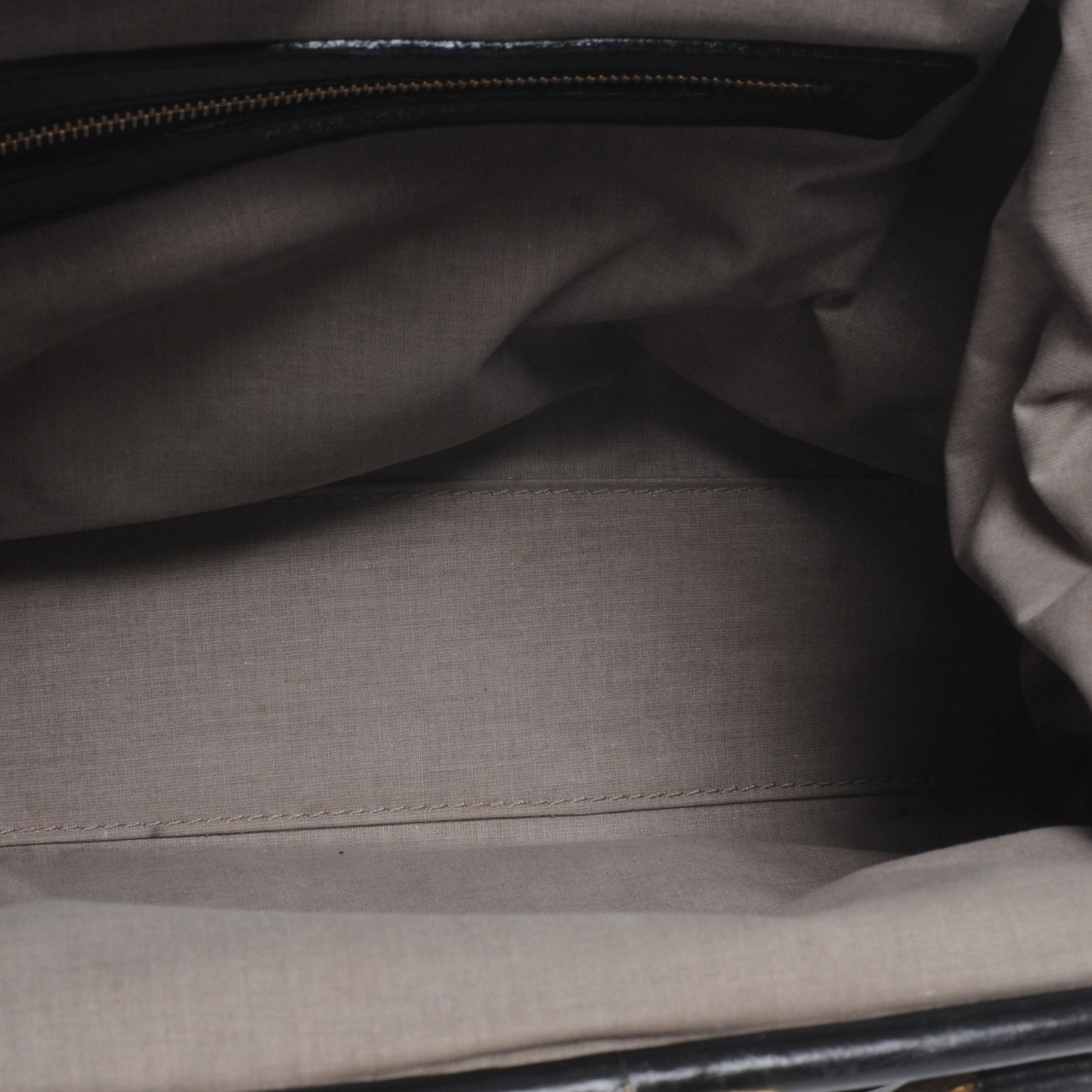 Leather Patchwork Stam Black