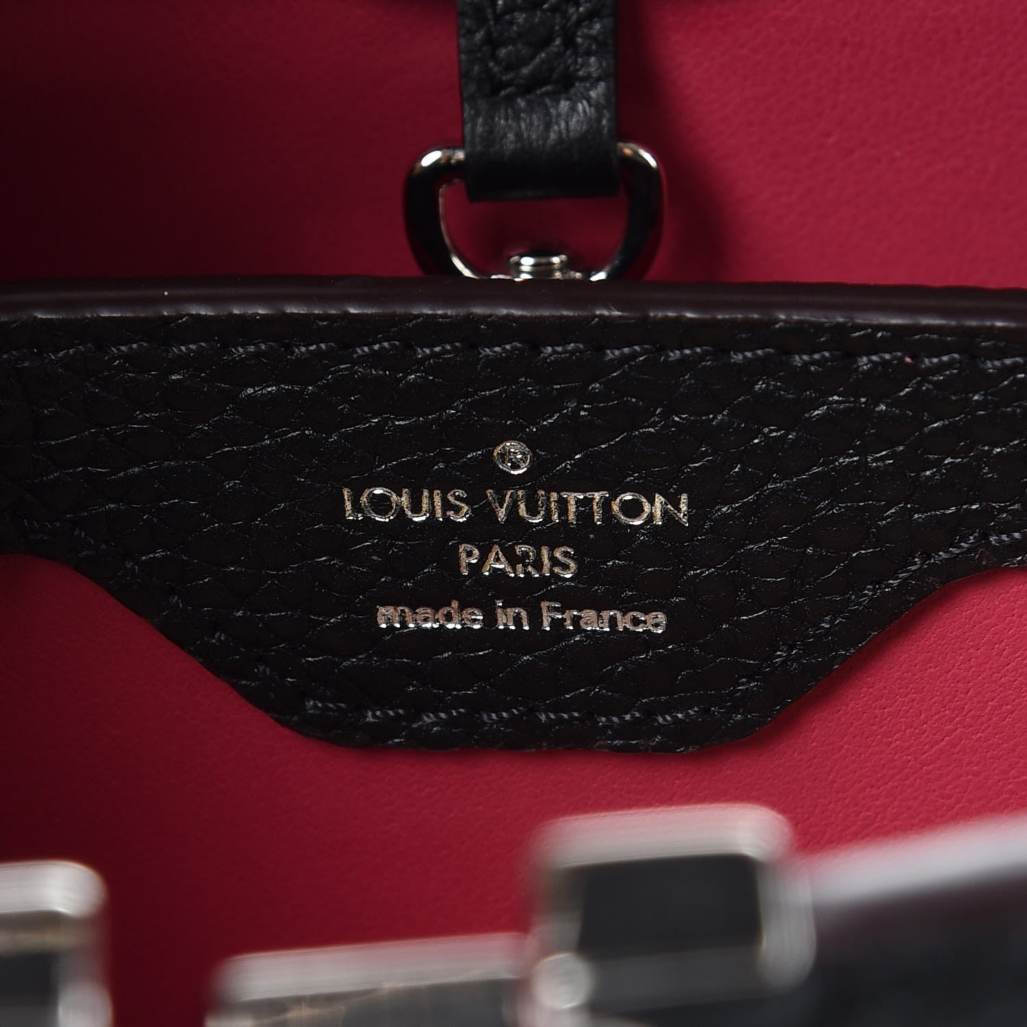 Louis Vuitton Taurillon Python Capucines BB Black 7 of 8