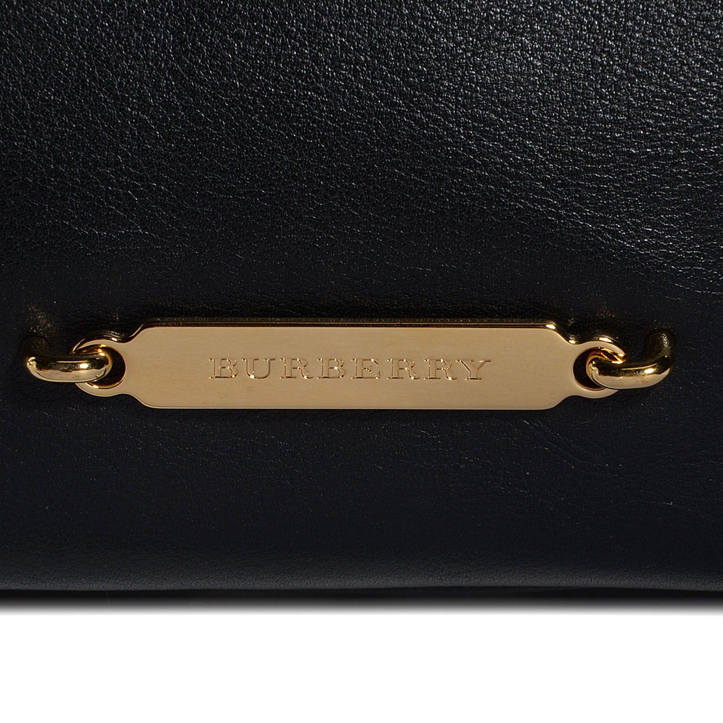 Soft Leather House Check Small Salisbury Tote Black