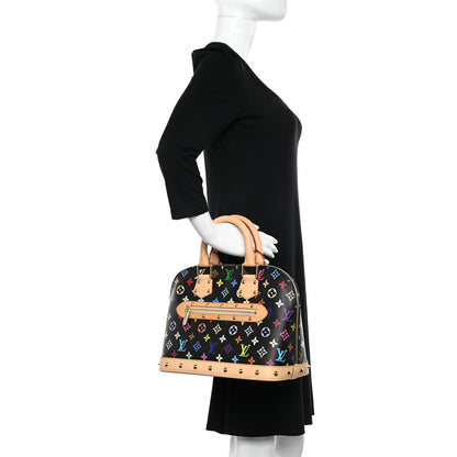 Louis Vuitton Monogram Multicolor Alma Black 2 of 11