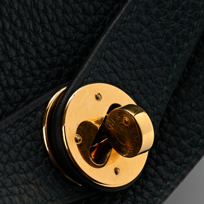 Hermes Taurillon Clemence Lindy 30 Vert Cypress 11 of 13