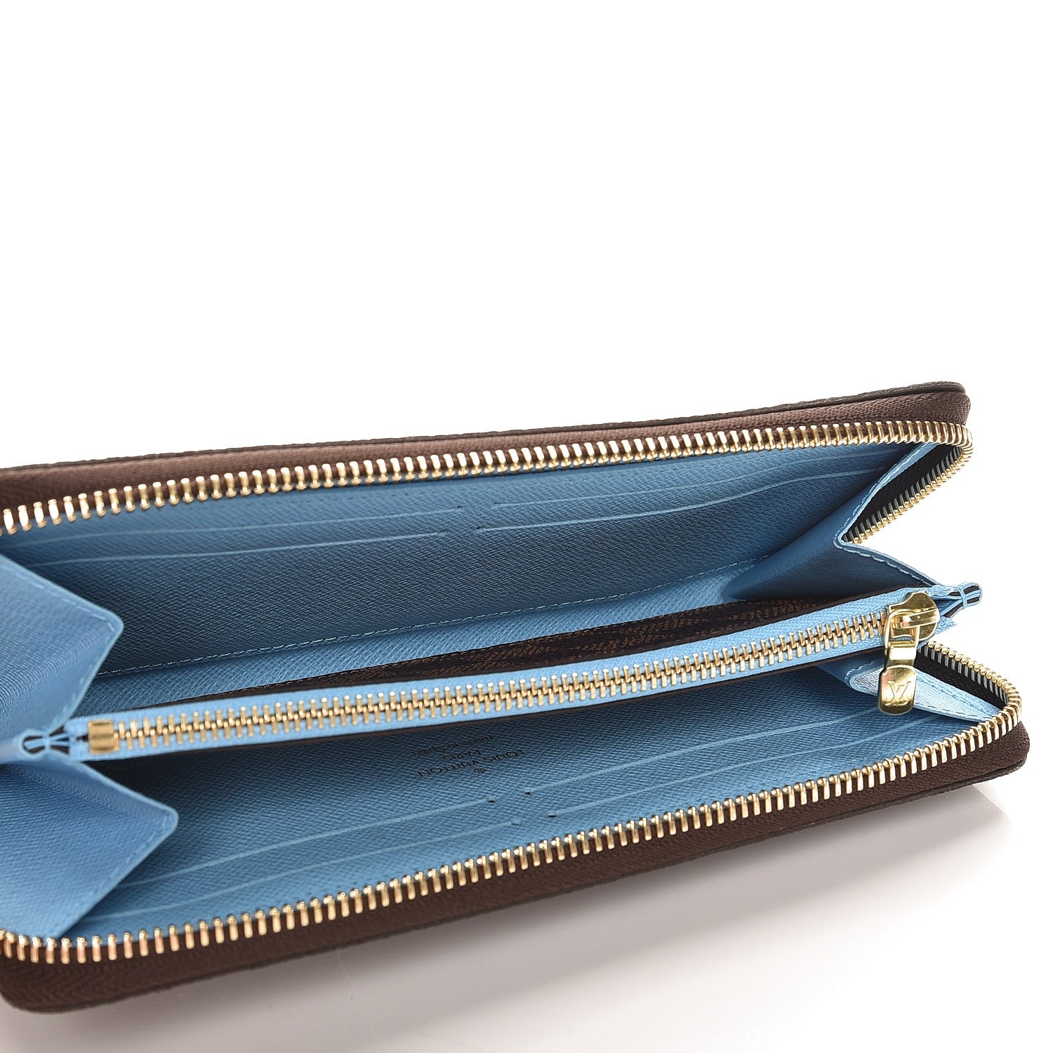 Louis Vuitton Damier Ebene 2017 Christmas Animation Clemence Wallet 5 of 8