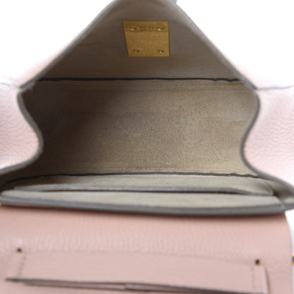 Chloe Grained Lambskin Mini Drew Shoulder Bag Cement Pink 5 of 13