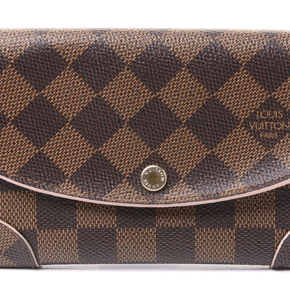 Louis Vuitton Damier Ebene Caissa Wallet Rose Ballerine 9 of 9
