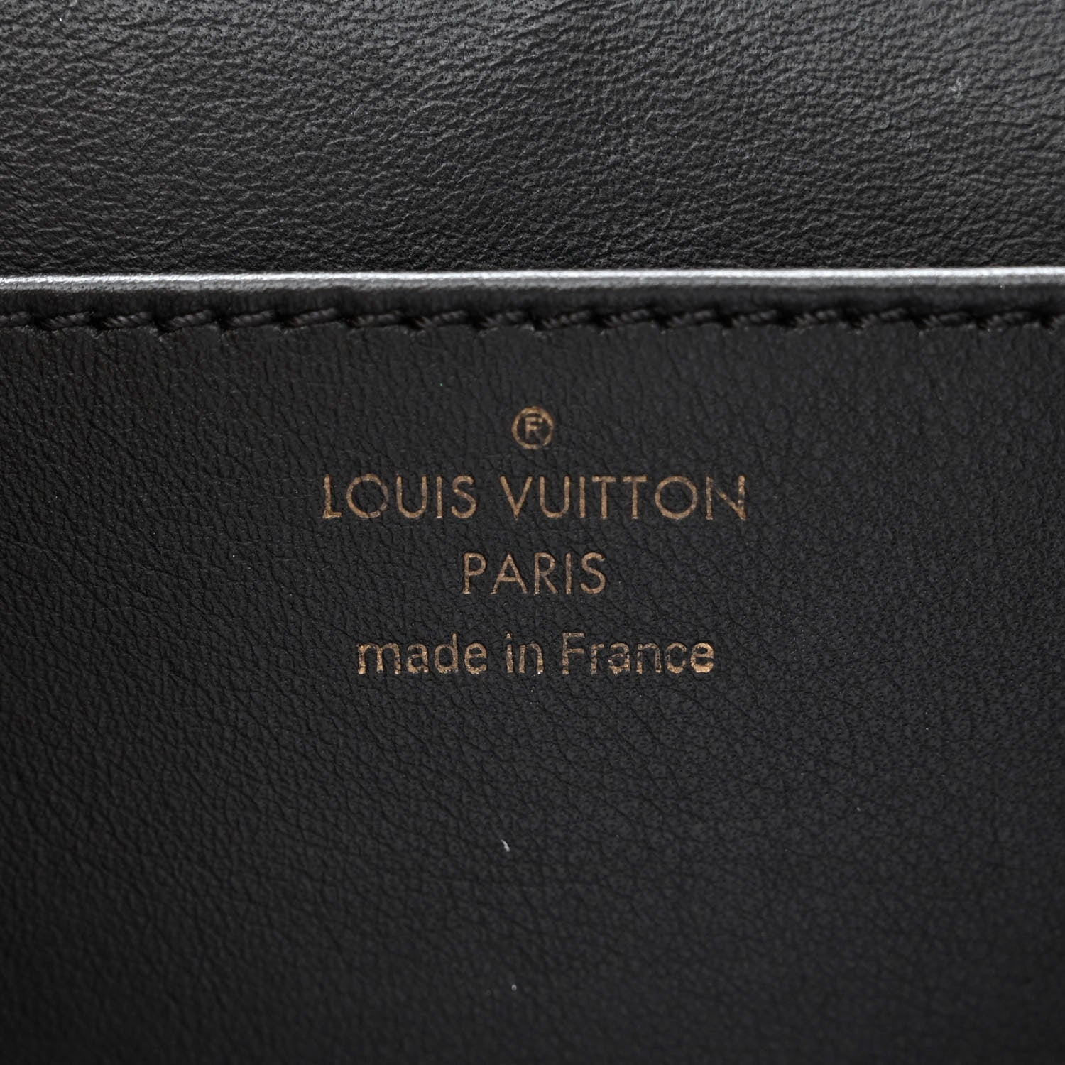 Louis Vuitton Grained Calfskin Vivienne NM Black 6 of 13
