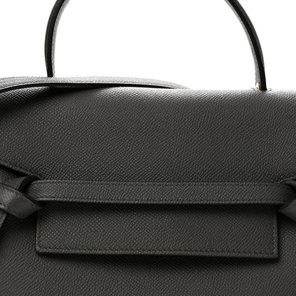 Celine Grained Calfskin Micro Belt Bag Grey 9 of 11