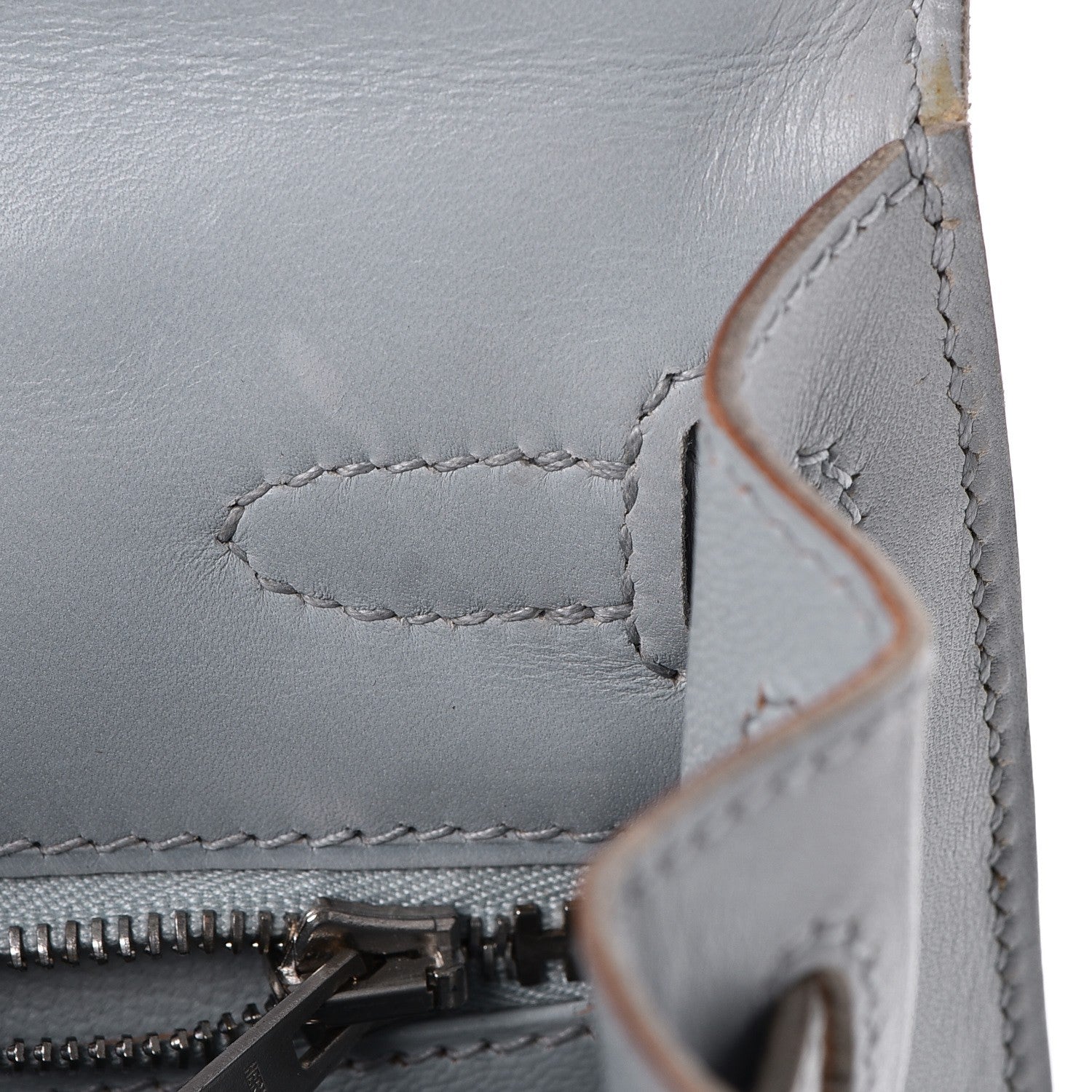 Hermes Box Nepal Kelly Sellier 25 Bleu Arctic 11 of 44