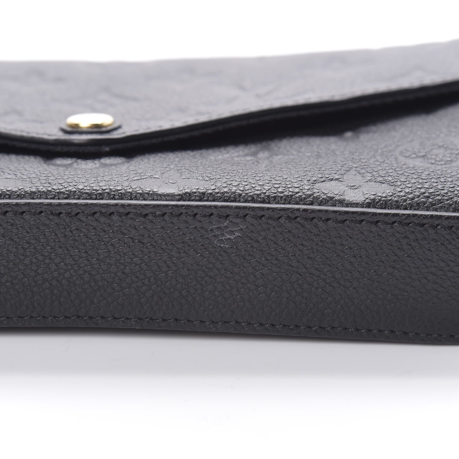 Louis Vuitton Empreinte Pochette Felicie Chain Wallet Black 14 of 15
