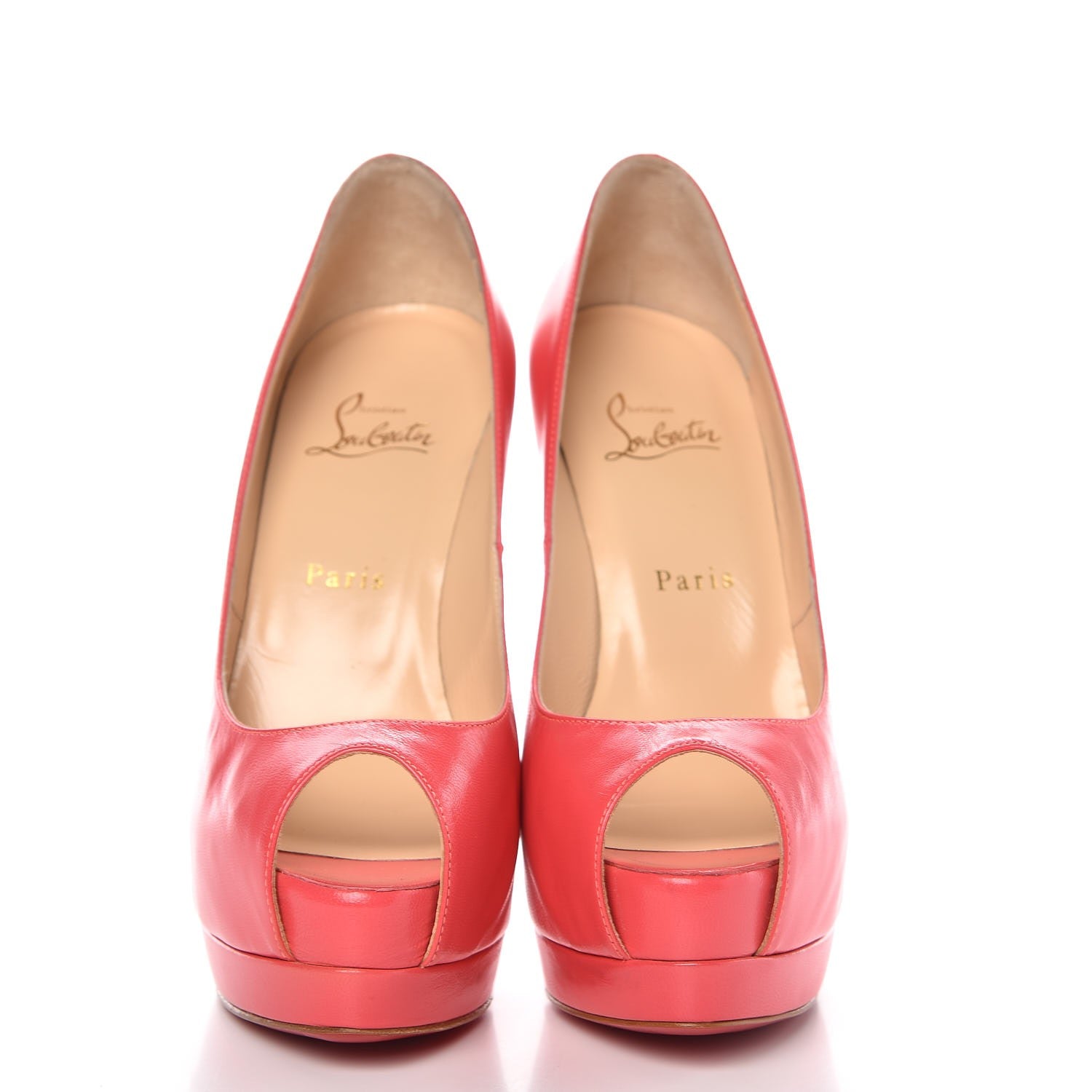 Christian Louboutin Kid Palais Royal 140 Pumps 38.5 Framboisine 3 of 10