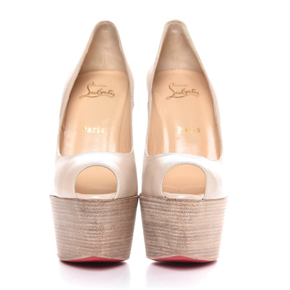 Christian Louboutin Kid Jamie 160 Pumps 38.5 Colombe 2 of 8