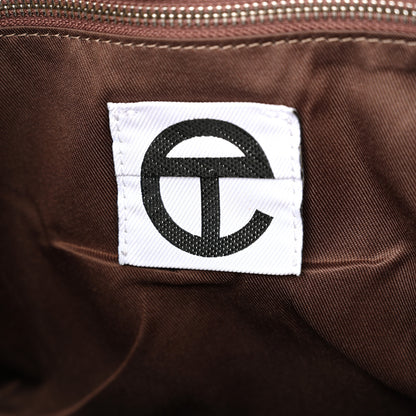 Telfar Vegan Leather Medium Shopping Bag Chocolate 6 of 11