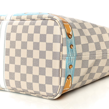 Louis Vuitton Damier Azur Summer Trunks Capri Neverfull MM 14 of 14