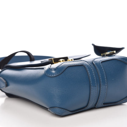 3.1 Phillip Lim 3.1 Embossed Grain Calfskin Pashli Camera Shoulder Bag Blue 7 of 8