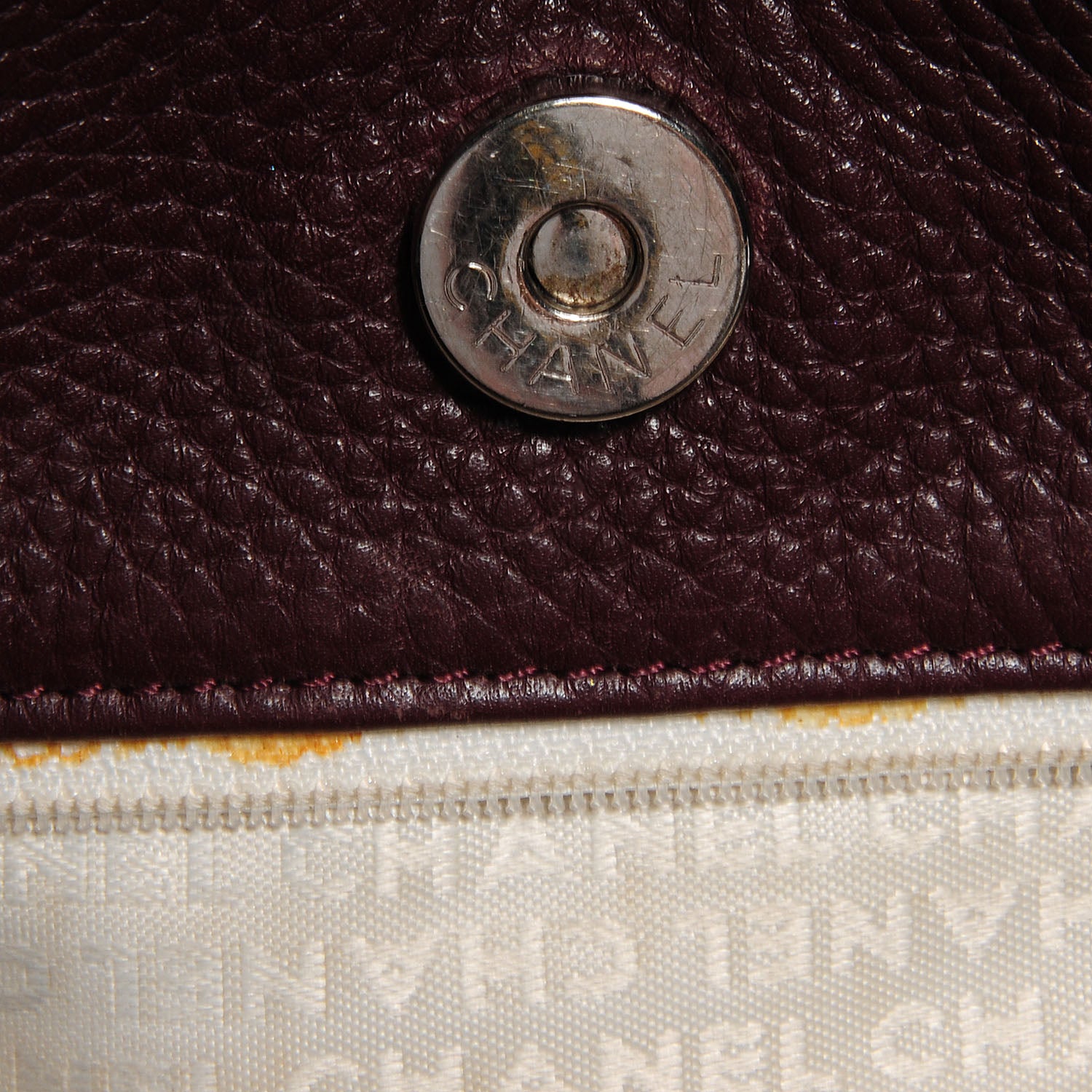 Chanel Leather Tassel Hobo Bordeaux 7 of 10