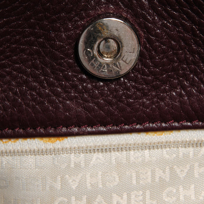 Chanel Leather Tassel Hobo Bordeaux 7 of 10