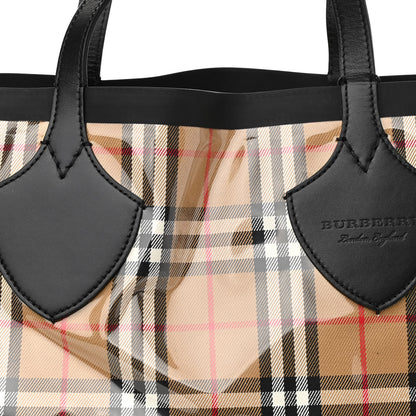 Burberry Vintage Check Transparent Large The Giant Reversible Tote Black 8 of 10