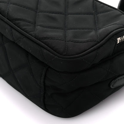 Prada Nylon Tessuto Impuntu Quilted Camera Bag Black 11 of 11