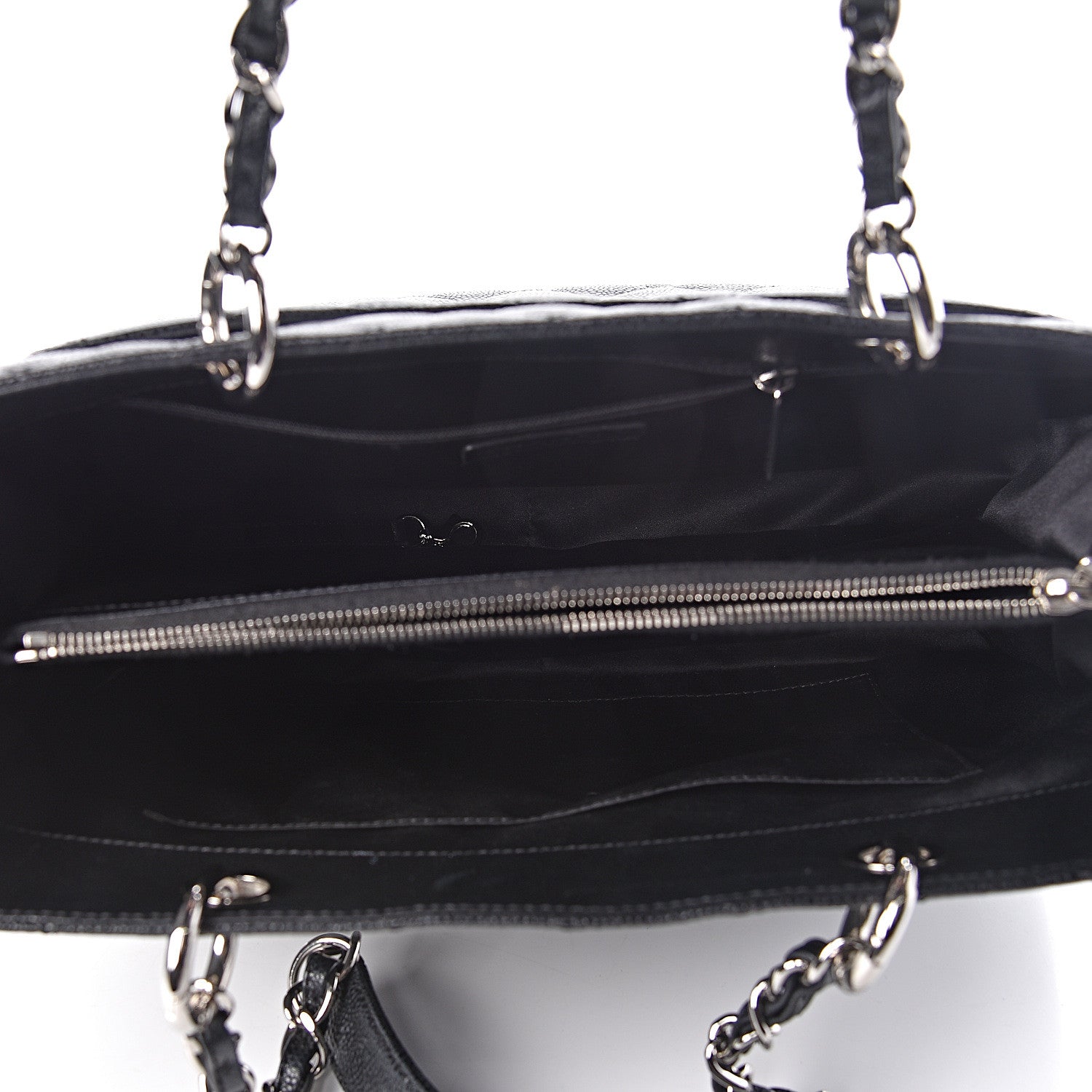 Chanel Caviar Quilted Grand Shopping Tote GST Black 5 of 13