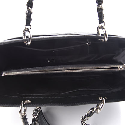 Chanel Caviar Quilted Grand Shopping Tote GST Black 5 of 13