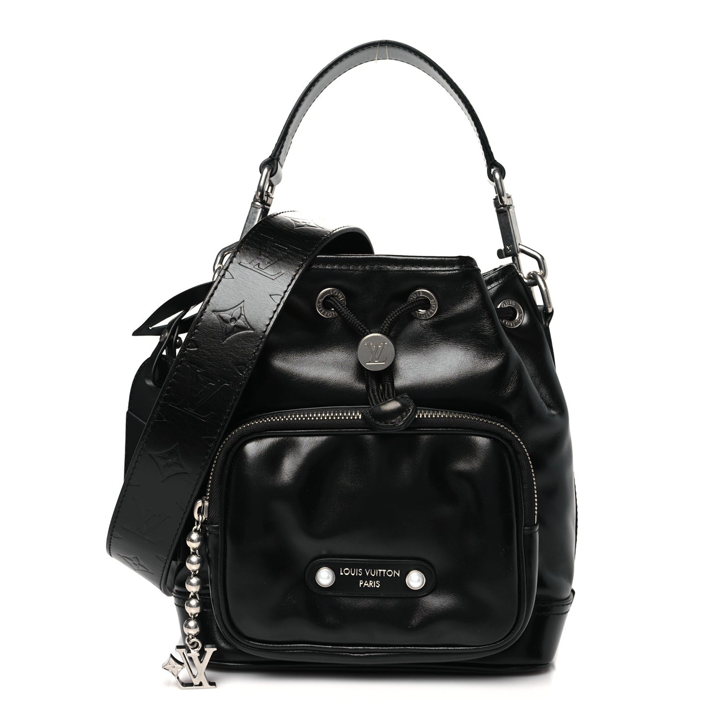 LV Night Calfskin Noe Cargo Black