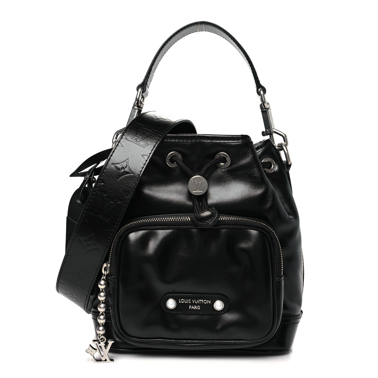 Louis Vuitton LV Night Calfskin Noe Cargo Black 1 of 9