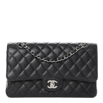 Chanel Caviar Quilted Medium Double Flap Black 1 of 11