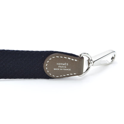 Hermes Taurillon Clemence Amazone Evelyne TPM Etoupe Bleu Indigo 7 of 9