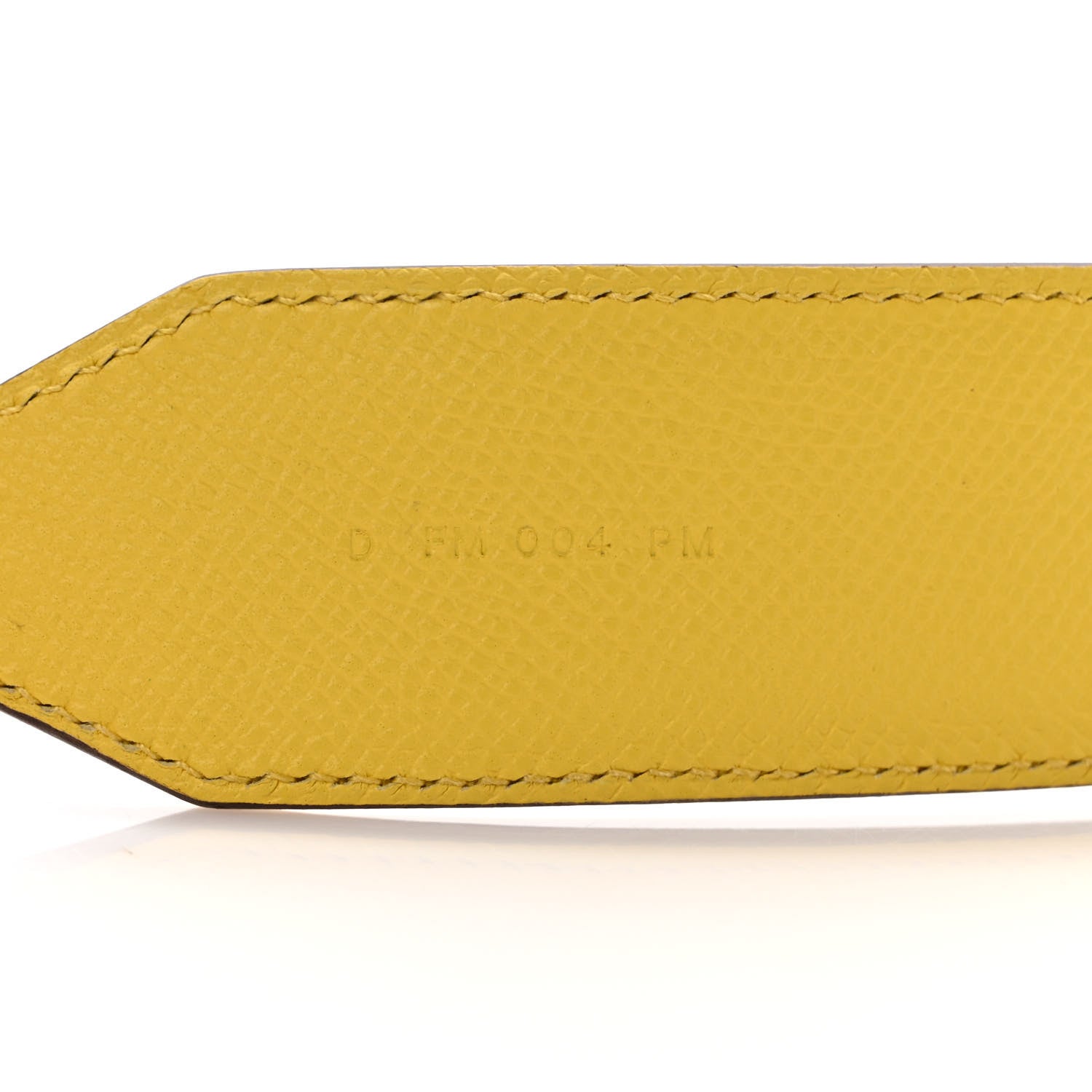 Hermes Epsom 40mm Hexagone Tressage Shoulder Strap Rouge H Jaune de Naples Gold 4 of 6