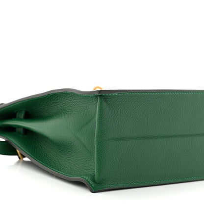 Hermes Evercolor Kelly Danse II Belt Bag Vert Moyen 8 of 9