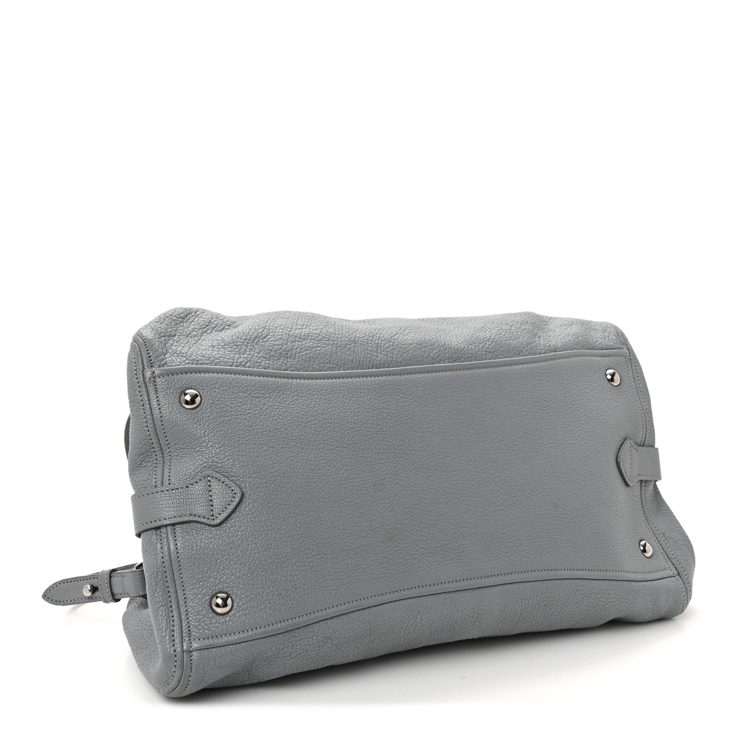 Miu Miu Goatskin Madras Top Handle Shoulder Bag Light Blue 4 of 9