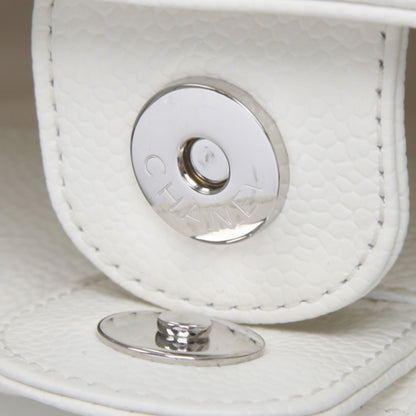 Chanel Caviar Petit Shopping Tote PST White 11 of 14