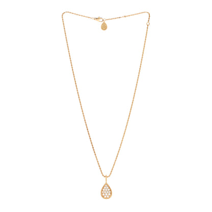 Boucheron 18K Yellow Gold Diamond M Serpent Boheme Necklace 3 of 6