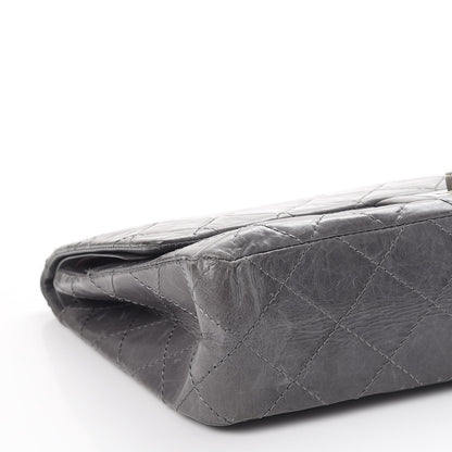 Chanel Aged Calfskin Quilted 50th Anniversary 2.55 Reissue 227 Flap Grey 16 of 17