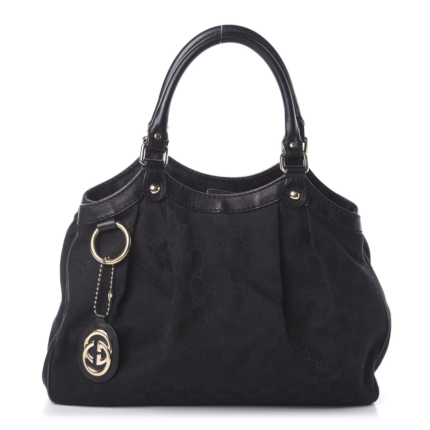Gucci Monogram Medium Sukey Black 1 of 9