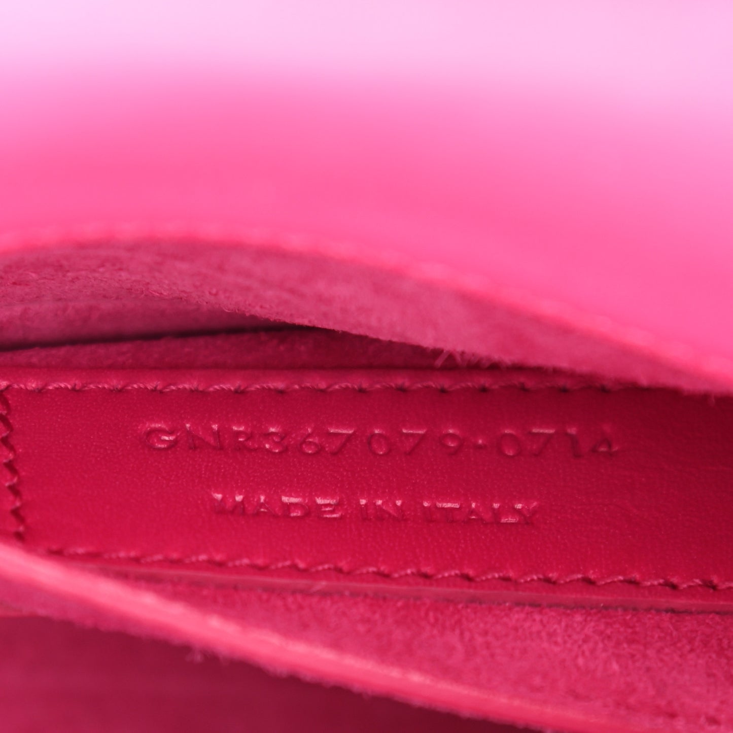 Smooth Calfskin Small Classic Monogram Universite Bag Fuchsia