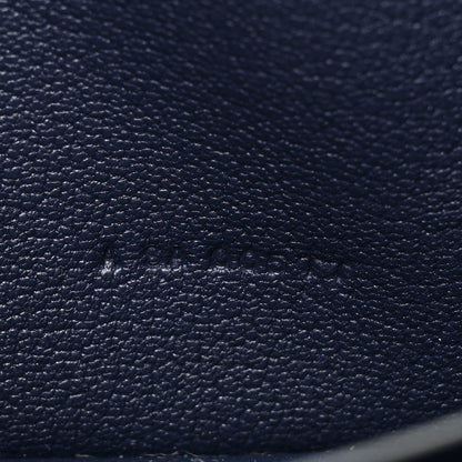Hermes Ostrich Kelly Longue Wallet Bleu Iris 10 of 14
